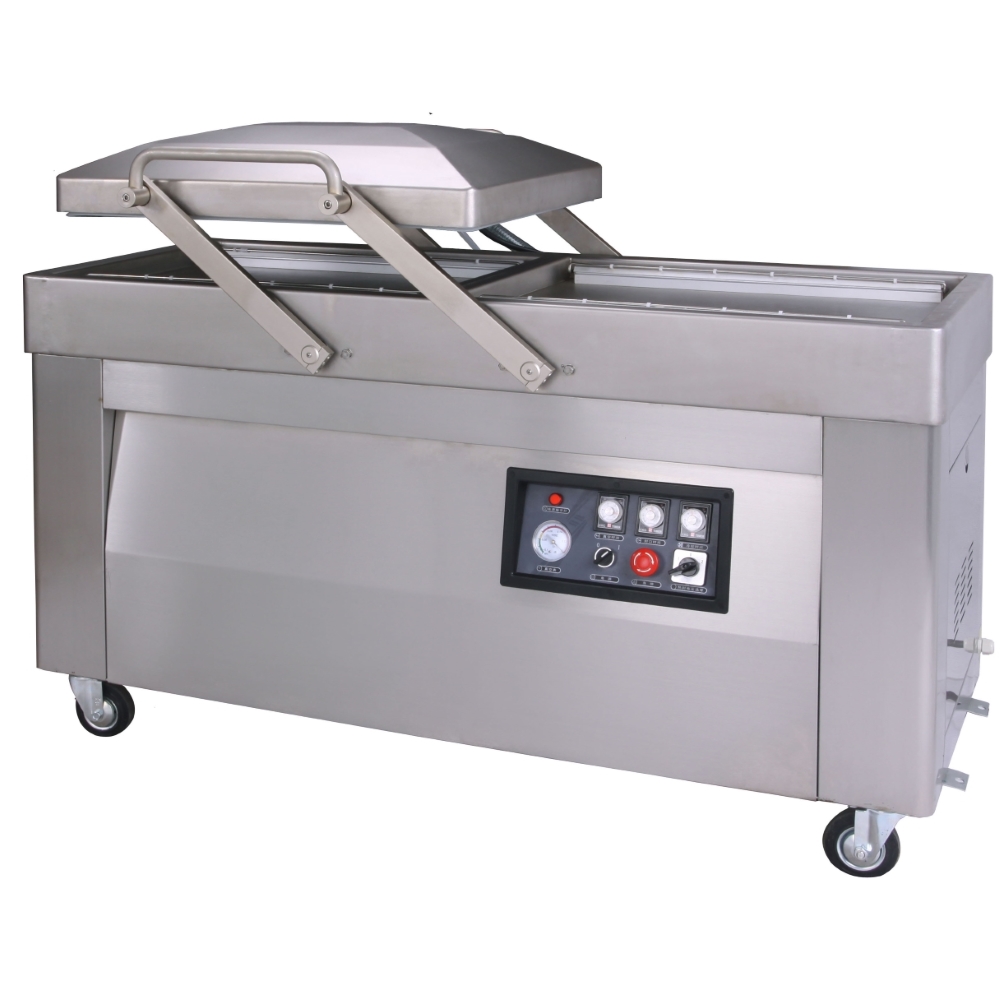 Напольный вакуумный упаковщик HVC-720S/2А-G (нерж., газ)

