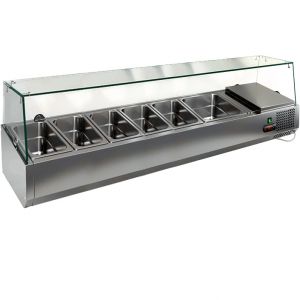 Витрина холодильная настольная HICOLD VRTG 1485 1/3 к PZE3
