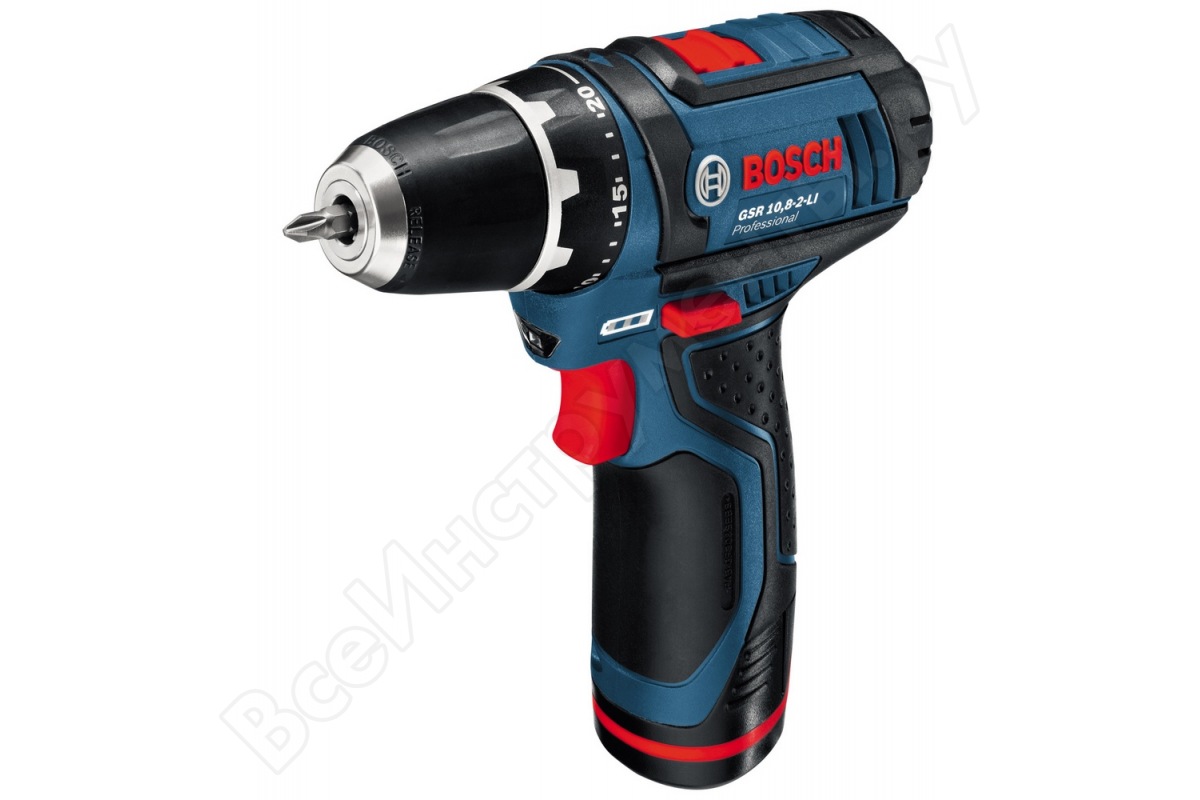 Аккумуляторная дрель-шуруповерт BOSCH GSR 10.8-2 LI L-BOXX

