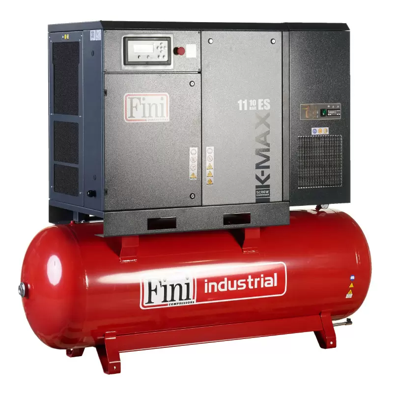Винтовой компрессор на ресивере с осушителем FINI K-MAX 1513-500F-ES
