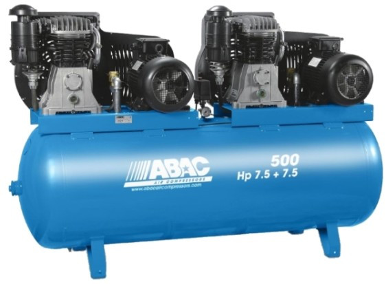 Компрессор B6000/500T7.5 TANDEM + выносной блок управления
