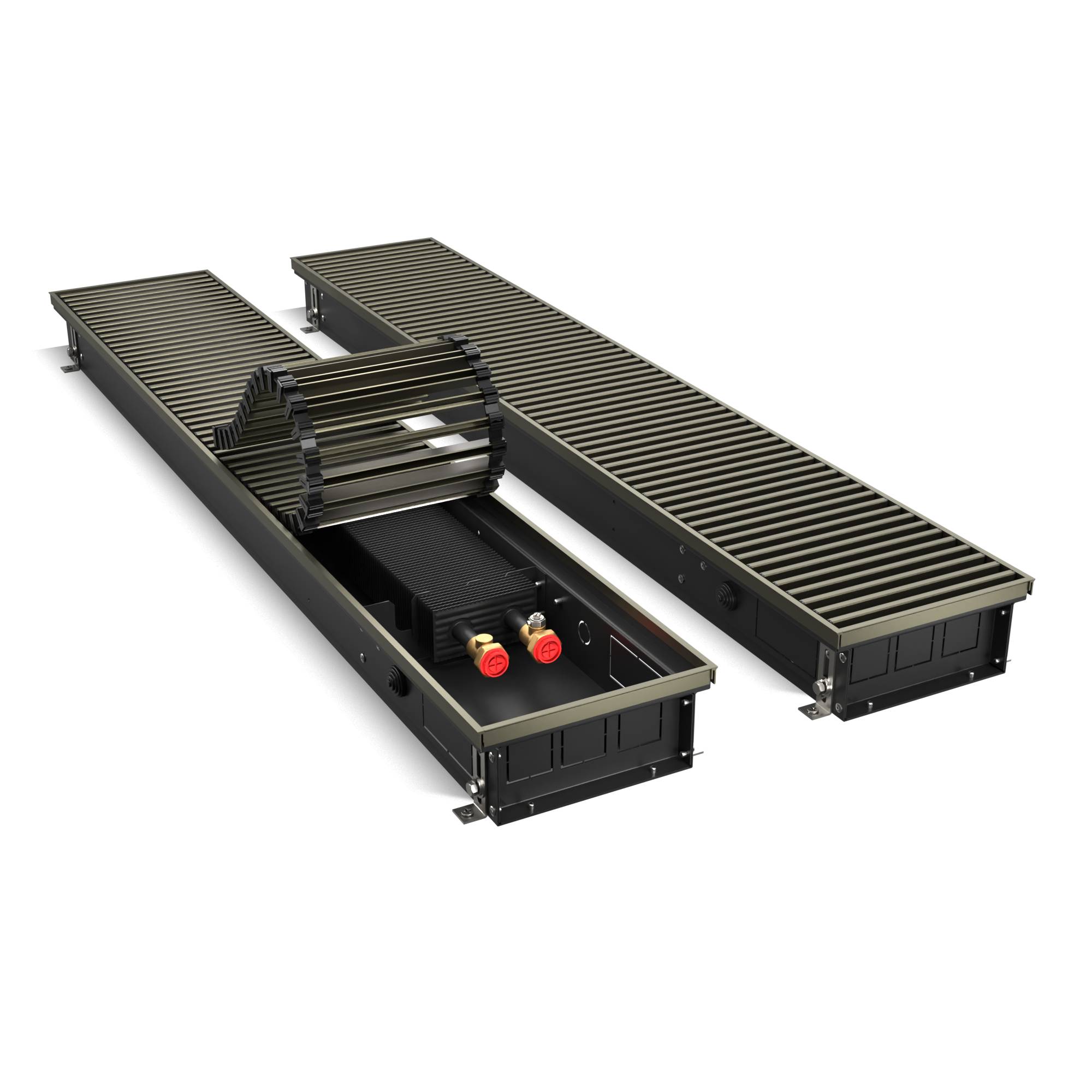 Конвектор внутрипольный Royal Thermo ATRIUM-90/200/1800-DG-U-DB
