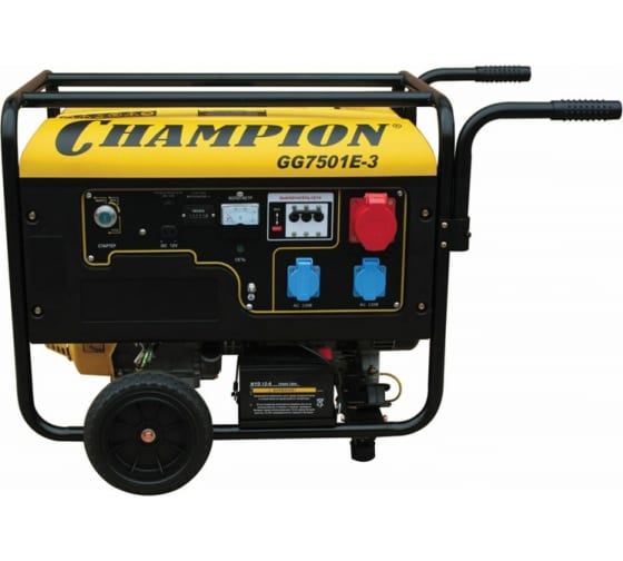Бензогенератор CHAMPION GG7501E-3
