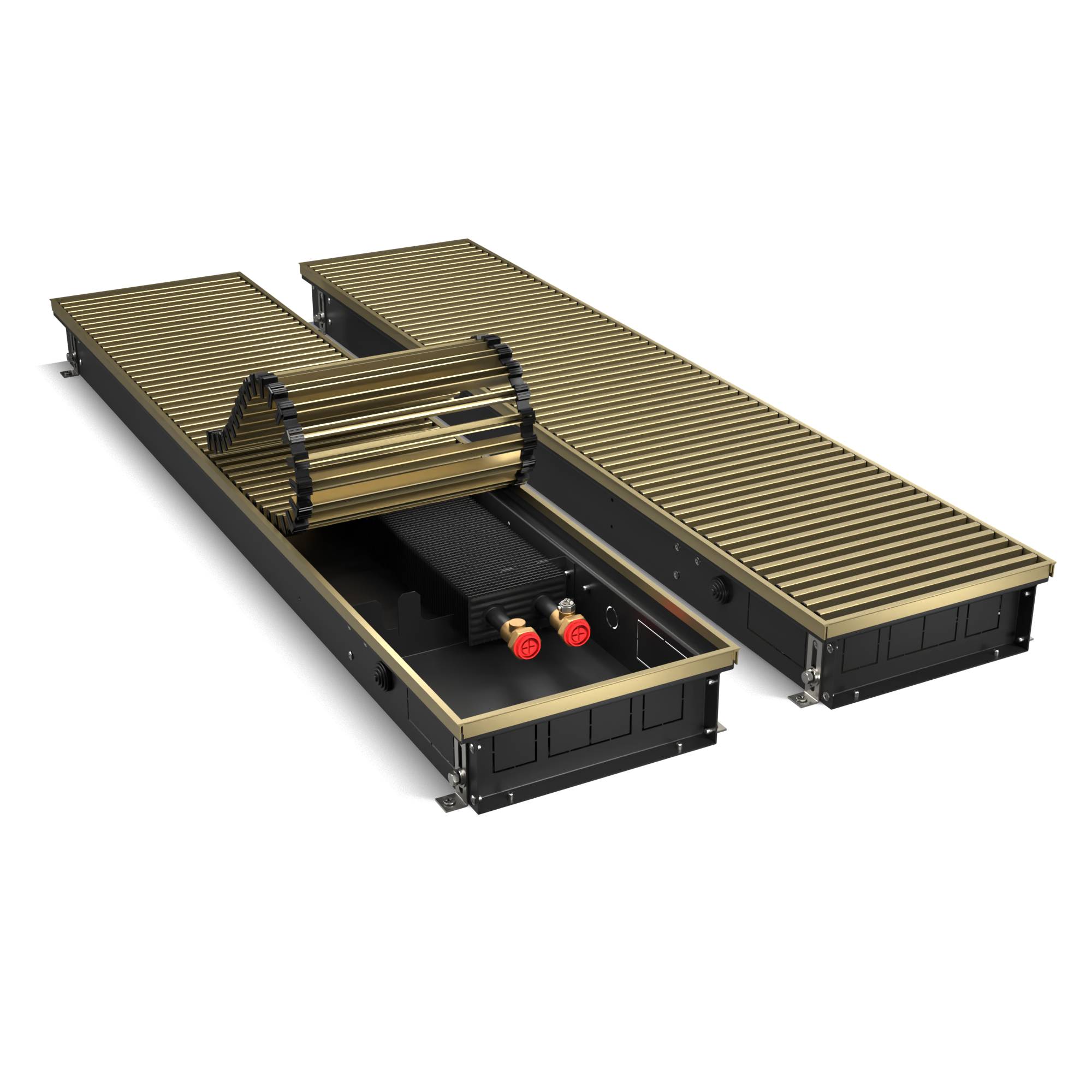 Конвектор внутрипольный Royal Thermo ATRIUM-90/250/2000-DG-U-LB
