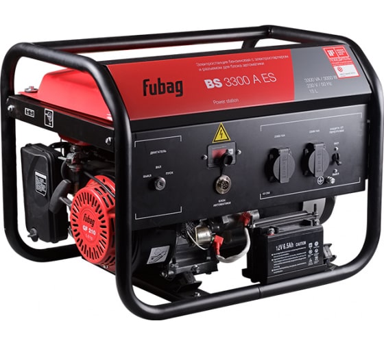 Генератор бензиновый FUBAG BS 3300 A ES 431289
