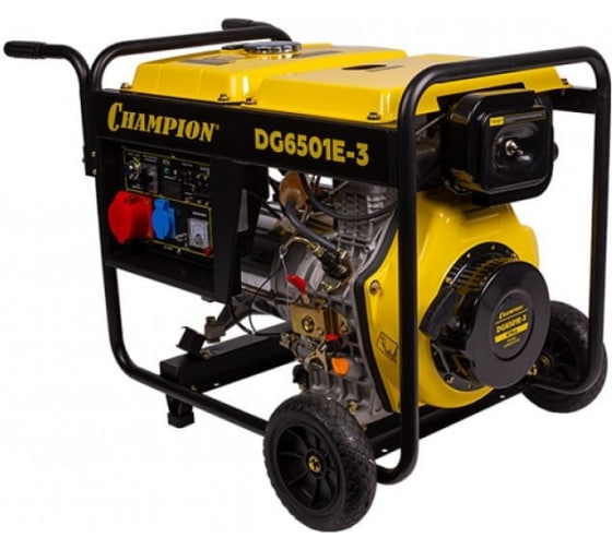 Генератор дизельный CHAMPION DG6501E-3
